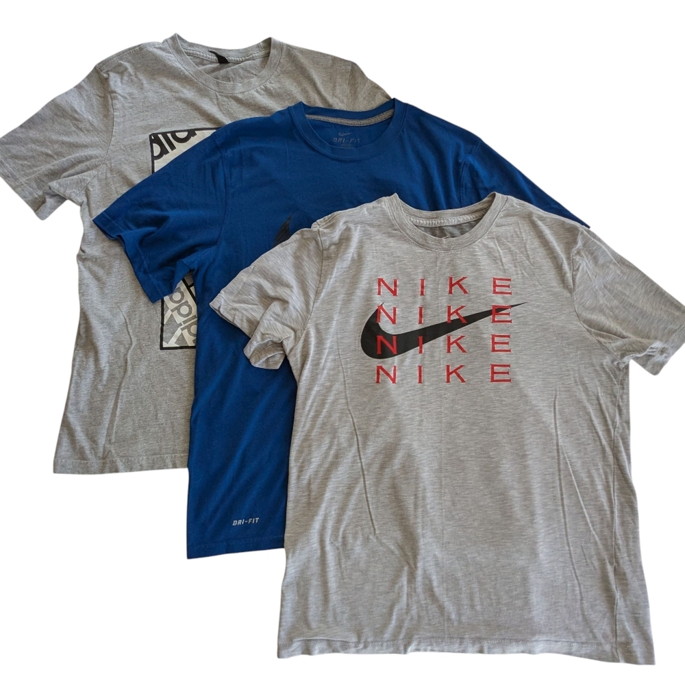 Set Of 3 Nike/Adidas Tees Size Medium